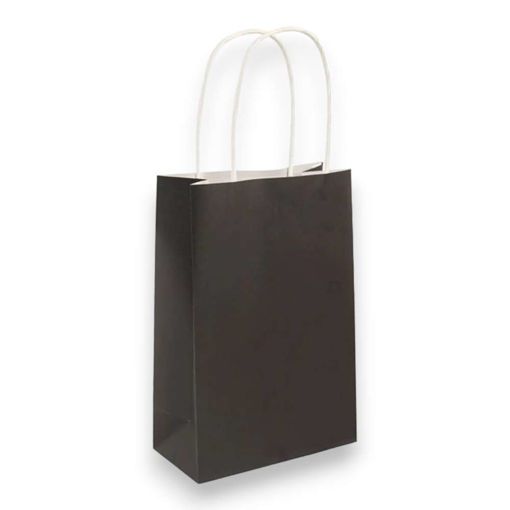 Picture of PAPER PARTY BAG BLACK